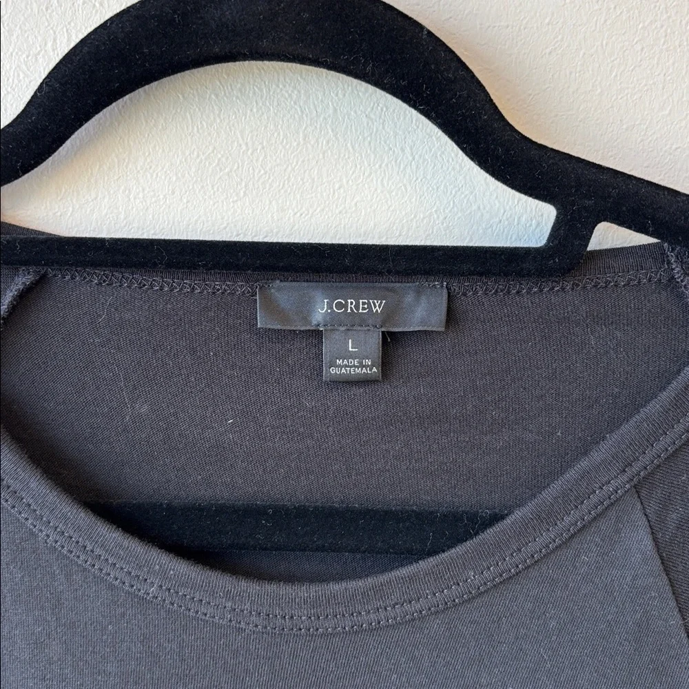 J. Crew Black Crew Neck Tee